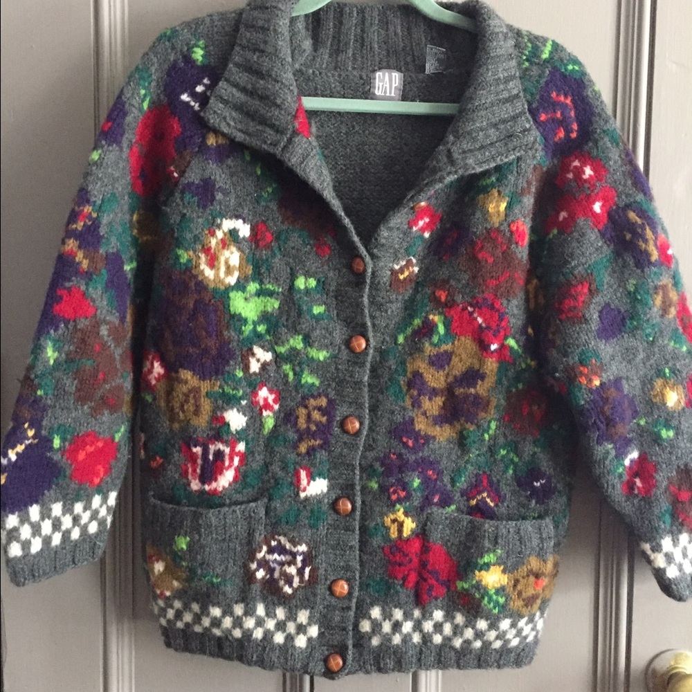 Oversized Chunky Knit Cardigan Sweater